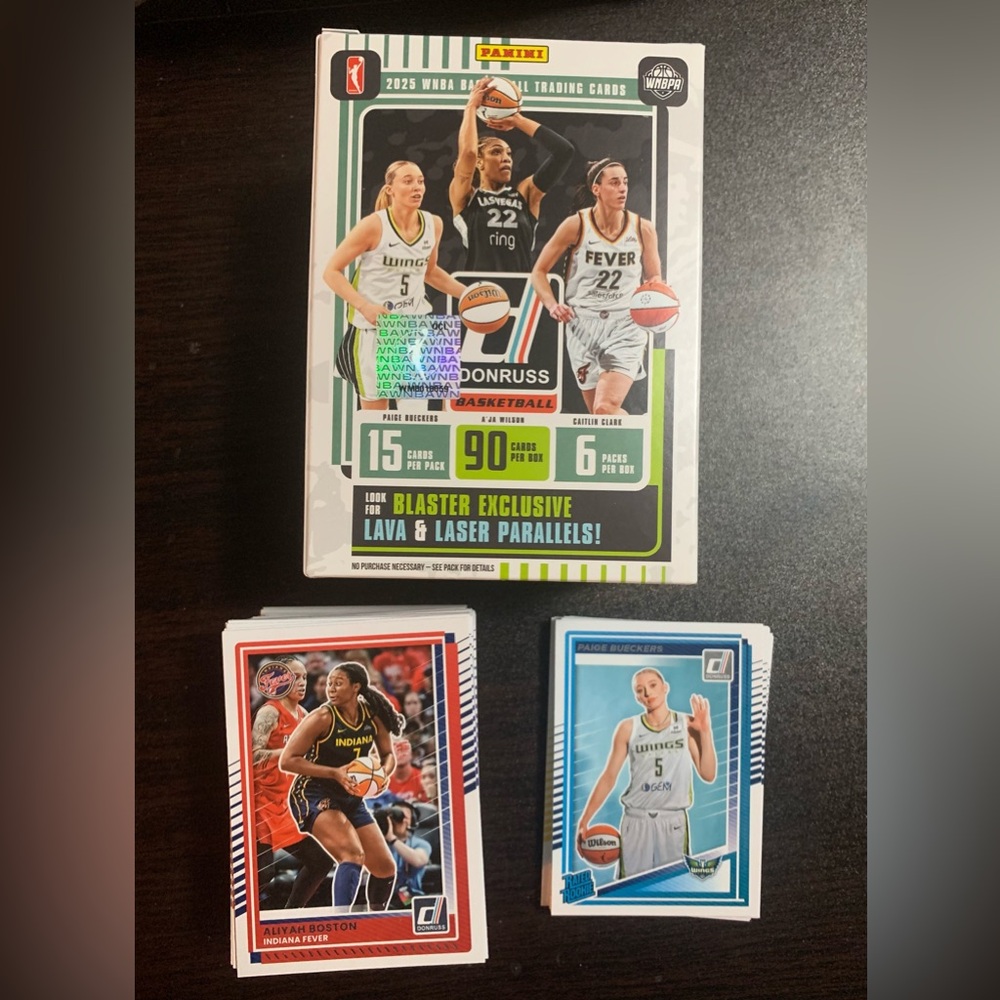 Complete WNBA base set Panini cards plus rookie set including Paige
